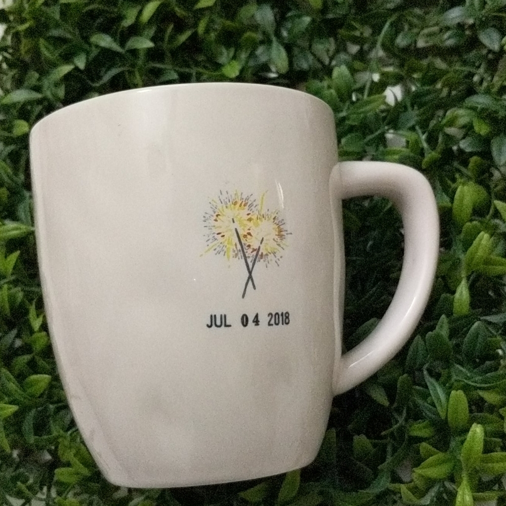 Rae Dunn July 4 2018  w/Dimples Cup Mug